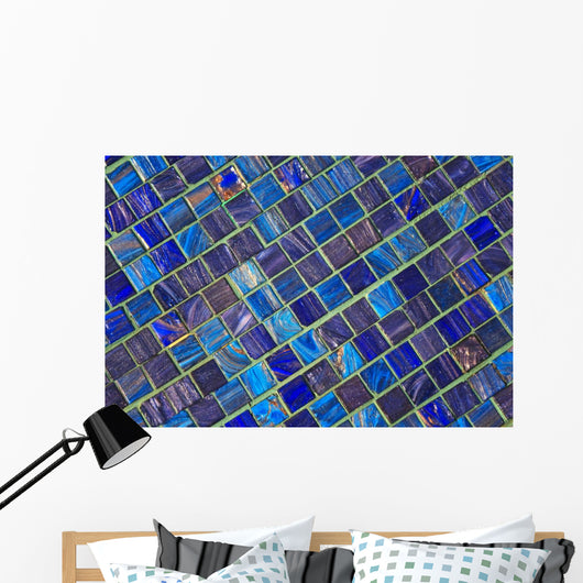 Image Blue Ceramic Tile Wall Decal