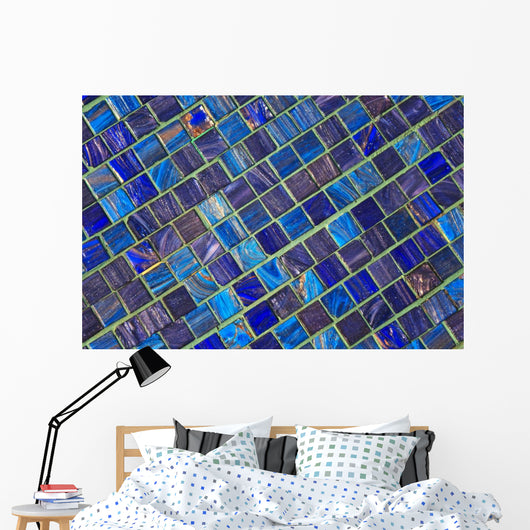Image Blue Ceramic Tile Wall Decal