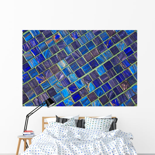 Image Blue Ceramic Tile Wall Decal