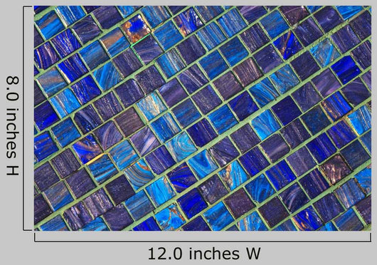 Image Blue Ceramic Tile Wall Decal