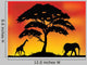 Safari Tree Silhouette Wall Decal