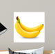 Two Bananas White Wall Decal