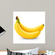 Two Bananas White Wall Decal