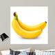 Two Bananas White Wall Decal