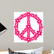 Flower Power Peace Signs Wall Decal
