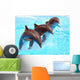 Three Dolphins Wall Decal