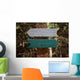 Empty Direction Signs Wall Decal