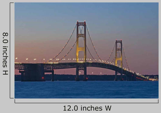Mackinac Bridge Wall Decal