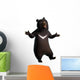 Dancing Black Bear Wall Decal
