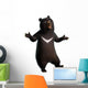 Dancing Black Bear Wall Decal
