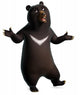 Dancing Black Bear Wall Decal