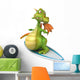 Dragon Surfing Wall Decal