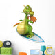 Dragon Surfing Wall Decal