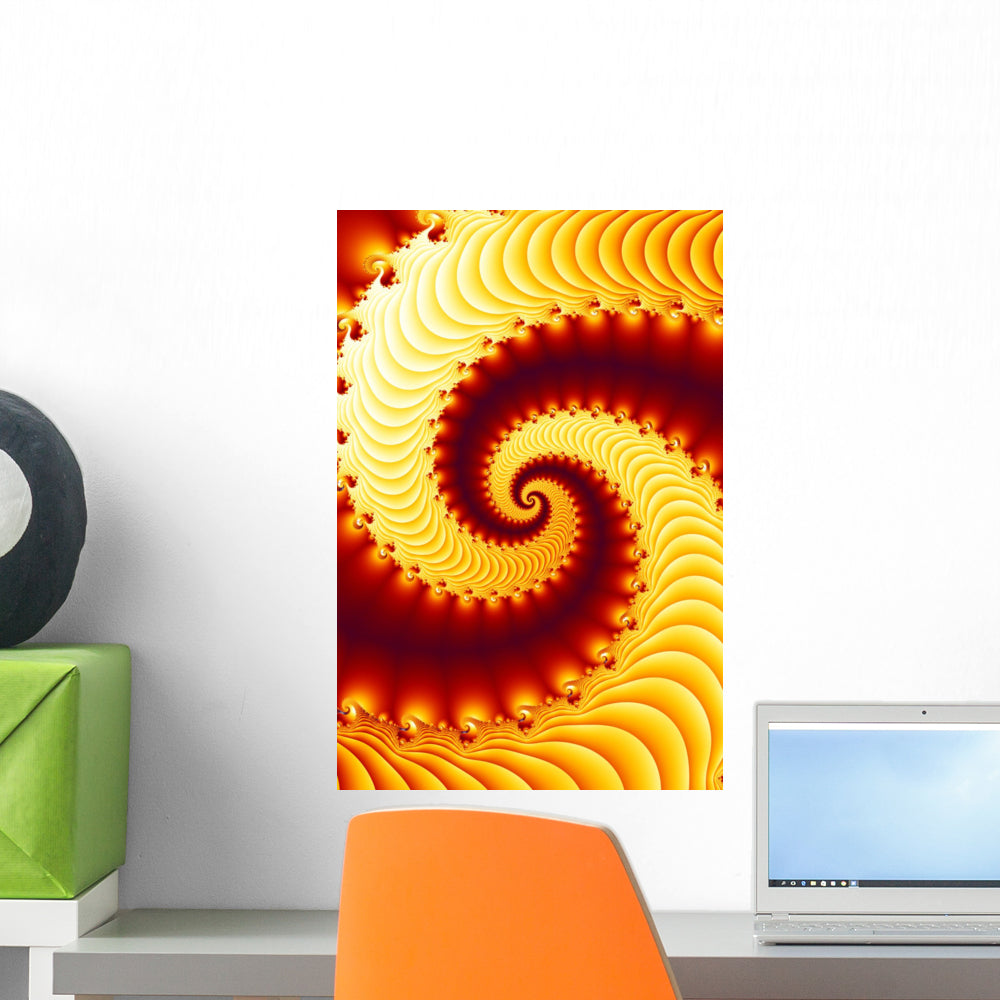Fractal Vortex Wall Decal - WallMonkeys.com – Wallmonkeys