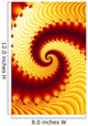 Fractal Vortex Wall Decal