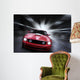 Luxury Red Sport Car Wall Decal