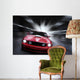 Luxury Red Sport Car Wall Decal