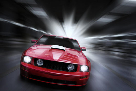 Luxury Red Sport Car Wall Decal