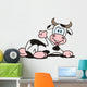 Cow Relaxed Wall Decal