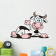 Cow Relaxed Wall Decal