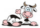 Cow Relaxed Wall Decal