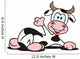 Cow Relaxed Wall Decal