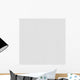 White Canvas with Delicate Wall Decal