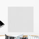 White Canvas with Delicate Wall Decal
