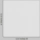 White Canvas with Delicate Wall Decal