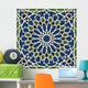 Seamless Arabesque Star Pattern Wall Decal