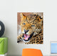 Roaring Leopard Wall Decal