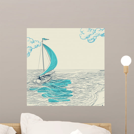 Sailing Vector Wall Decal