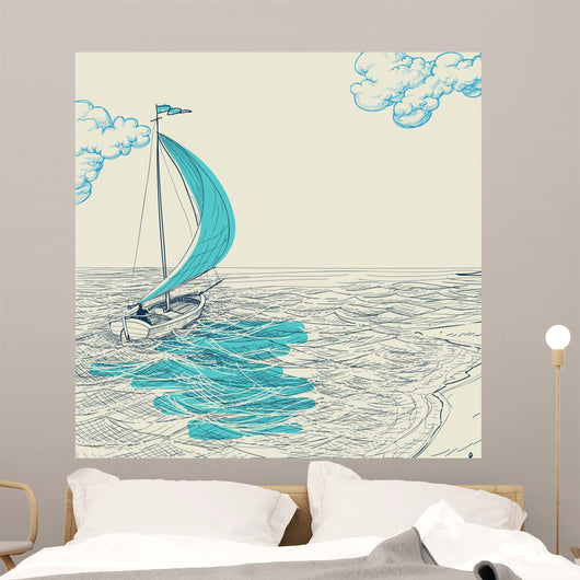 Sailing Vector Wall Decal