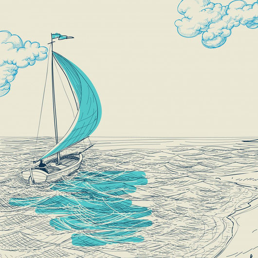 Sailing Vector Wall Decal