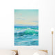 Morning Mediterranean Sea Wave Wall Decal