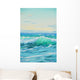 Morning Mediterranean Sea Wave Wall Decal