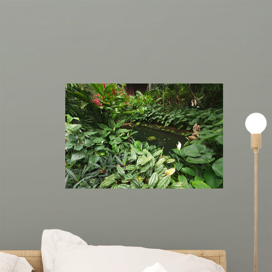 Thai Tropical Garden Wall Decal