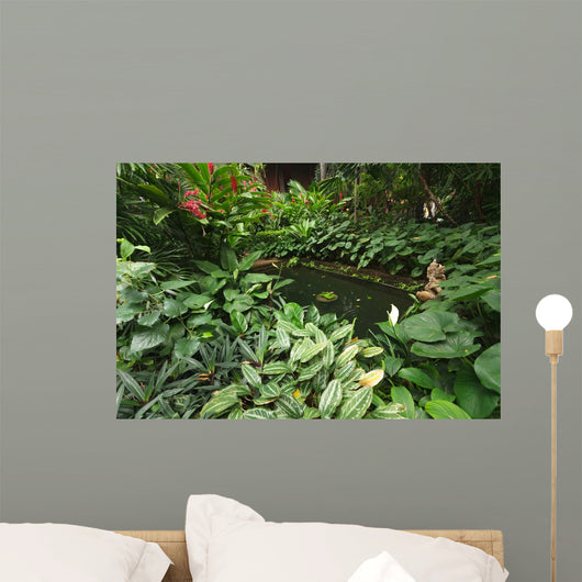 Thai Tropical Garden Wall Decal