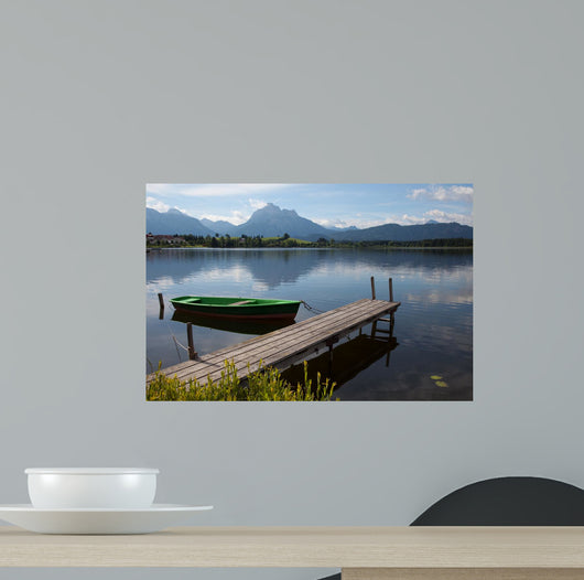 Rowboat Lake Wall Decal