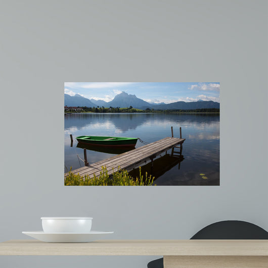 Rowboat Lake Wall Decal