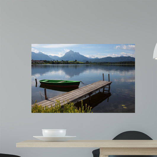 Rowboat Lake Wall Decal