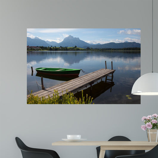 Rowboat Lake Wall Decal