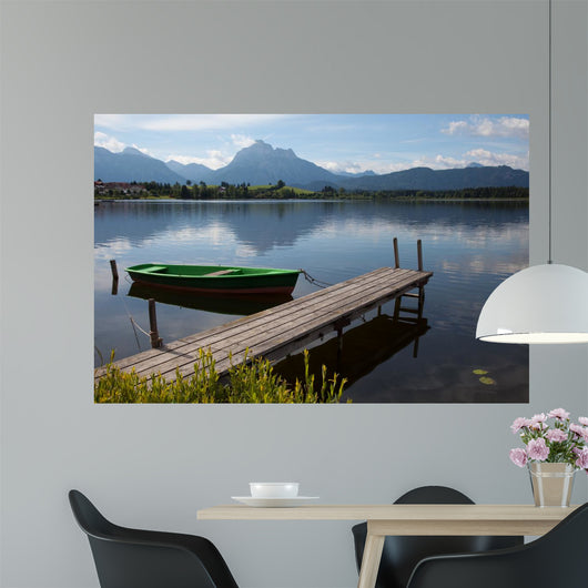 Rowboat Lake Wall Decal