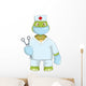 Funny Turtle Doctor Wall Decal