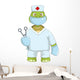 Funny Turtle Doctor Wall Decal
