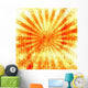 Grunge Style Abstract with Wall Decal
