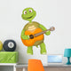 Funny Turtle Guitarist Wall Decal