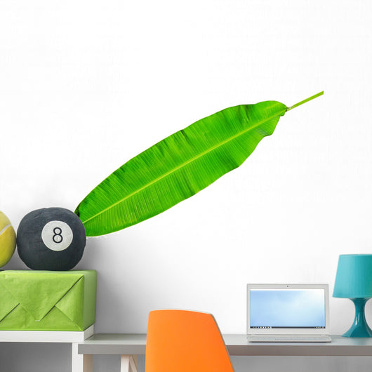 Green Fresh Banana Leaf Wall Decal