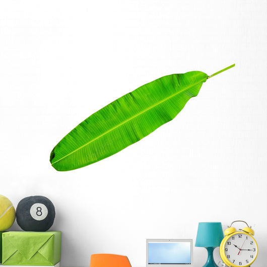 Green Fresh Banana Leaf Wall Decal
