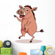 Warthog Cartoon Wall Decal